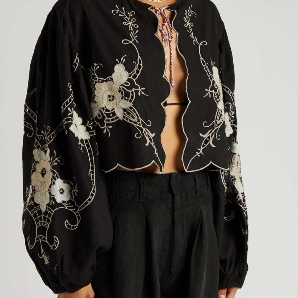 Free People Valencia Bed Jacket size XL NWT - Picture 3 of 11